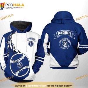 San Diego Padres MLB Classic 3D Hoodie