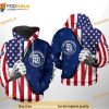 San Diego Padres MLB US Flag 3D Hoodie