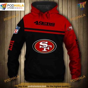 San Francisco 49ers 3D Skull Hoodie