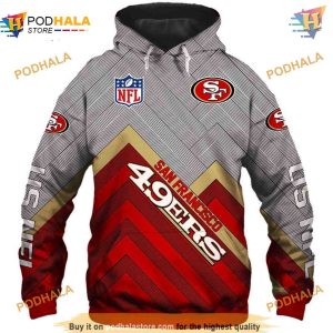 San Francisco 49ers Hoodie 3D Long