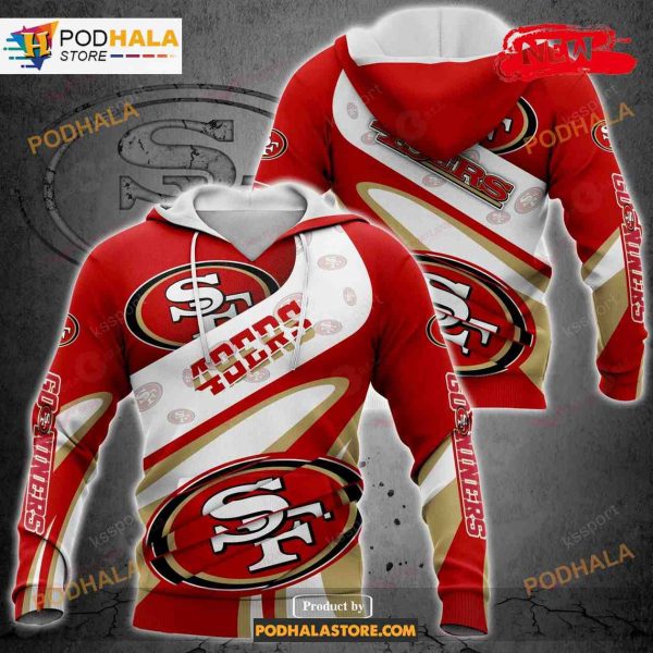 San Francisco 49ers Luxury Style For Sports Fans NFL Hoodie 3D