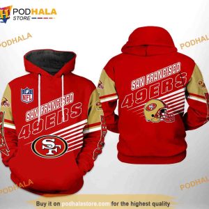 San Francisco 49ers NFL Team 3D Hoodie For Football Lovers