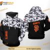 San Francisco Giants MLB Camo Veteran 3D Hoodie