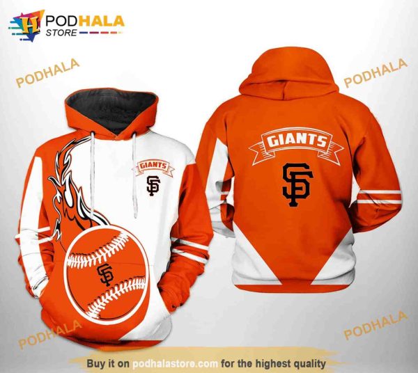 San Francisco Giants MLB Classic 3D Hoodie