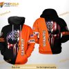 San Francisco Giants MLB US Flag Skull 3D Hoodie