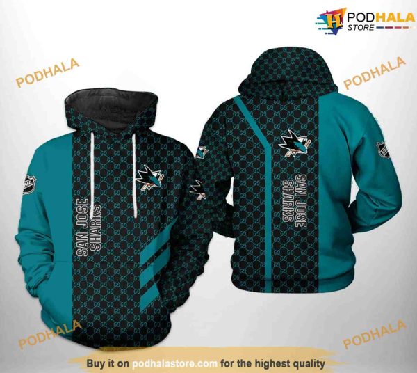 San Jose Sharks NHL NHL Hoodie 3D