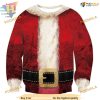 Santa 3D Print Xmas Hoodie