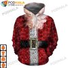 Santa Claus Costume Christmas AOP 3D Hoodie