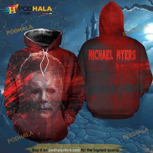 Scary Face Michael Myers Hoodie 3D