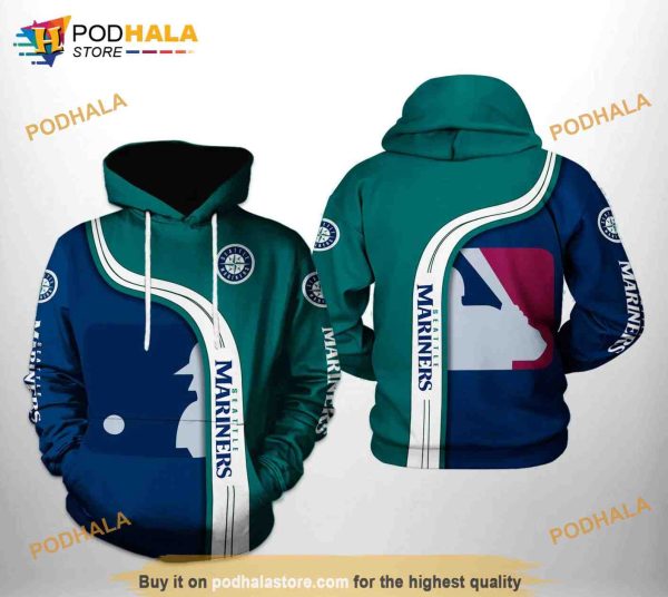 Seattle Mariners MLB Team 3D Hoodie