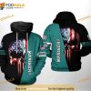 Seattle Mariners MLB US Flag Skull 3D Hoodie