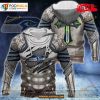 Seattle Seahawks Knight Templar Armor NFL Hoodie 3D