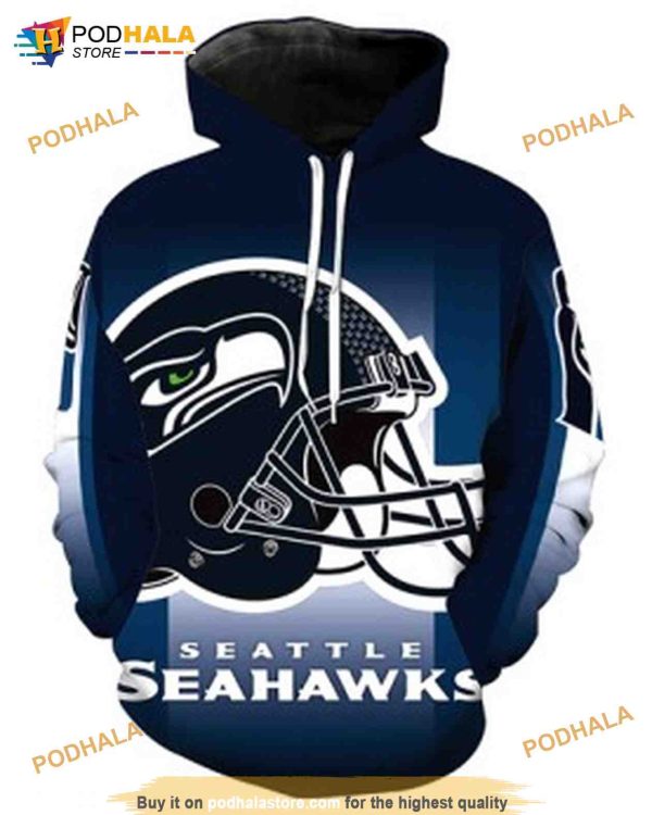 Seattle Seahawks NFL 3D Hoodie