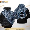 Seattle Seahawks NFL Camo Team 3D Hoodie