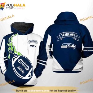 Seattle Seahawks NFL Classic 3D Hoodie