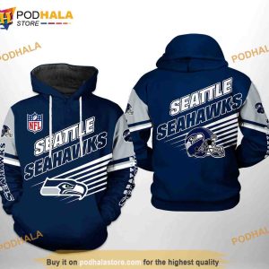 Seattle Seahawks NFL Team 3D Hoodie