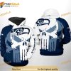 Seattle Seahawks NFL Team Skull 3D Hoodie