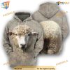 Sheep Full All Over Printed Funny Animal Costume 3D Hoodie Sweatshirt