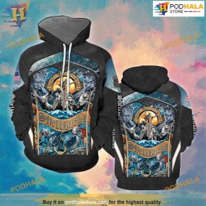 Shellbacks All Over Printed 3D Hoodie Sweatshirt