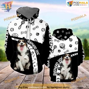 Shepherd Dog All Over Printed 3D Hoodie Sweatshirt