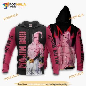 Skinny Majin Buu Dragon Ball Anime Manga 3D Hoodie