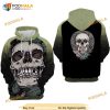 Skull And Butterflies Day Of The Dead All Over Print 3D Hoodie