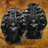 Skull Black 3D Hoodie