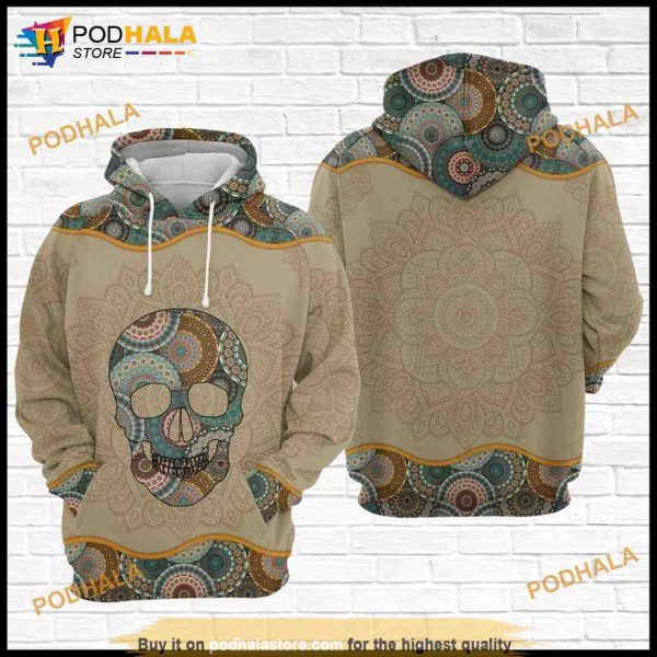 Skull Mandala 3D Hoodie