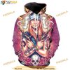 Skull Roses Guns Tattoo Halloween 3D Hoodie