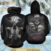 Skull See No Hear No Speak No Halloween 3D Hoodie