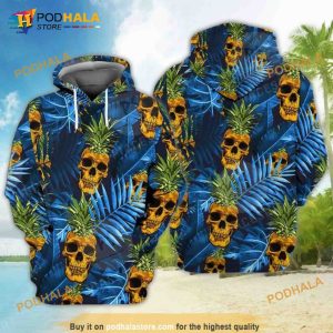 Skulls Pineapple 3D Hoodie