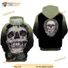 Skulls With Butterfly All Over Print 3D Hoodie