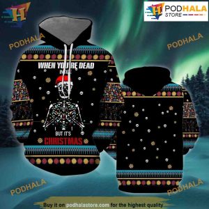 Skulls Xmas 3D Funny Hoodie Christmas