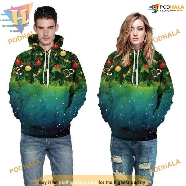 Sky Christmas Tree Hoodie