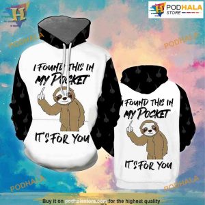 Sloth All Over Printed 3D Hoodie Sweatshirt