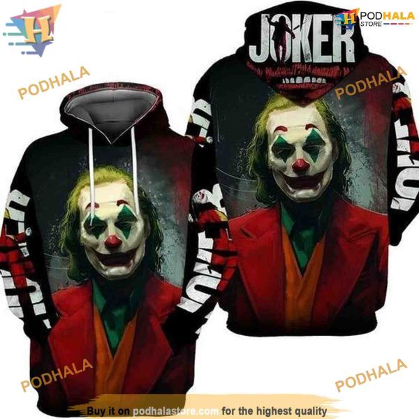 Smile Danger Of Joker 3D Hoodie