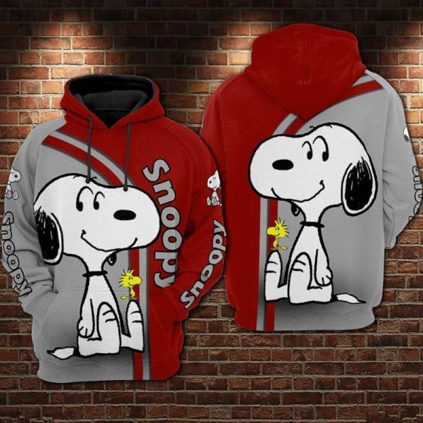 Snoopy Cute Lover 3D Hoodie Sweatshirt