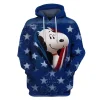 Snoopy Cuter Lover 3D Hoodie Sweatshirt