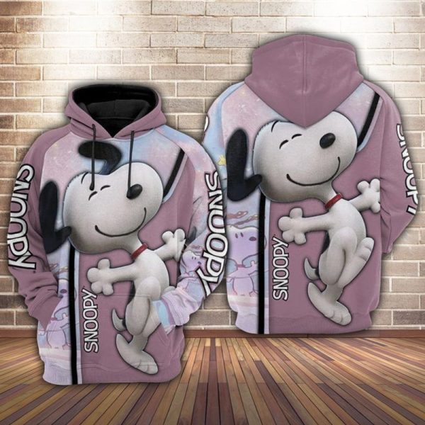 Snoopy Funny Cute 3D Hoodie Sweatshirt