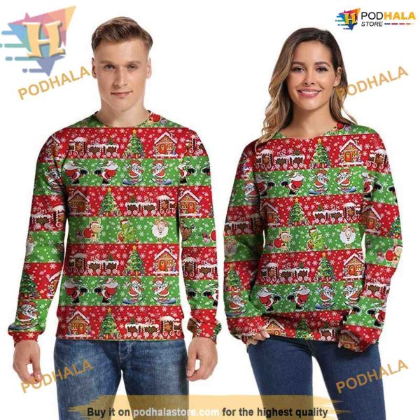 Snowflake Christmas Sweatshirt 3D Hoodie