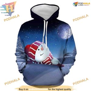 Snowman 3D Christmas Hoodie