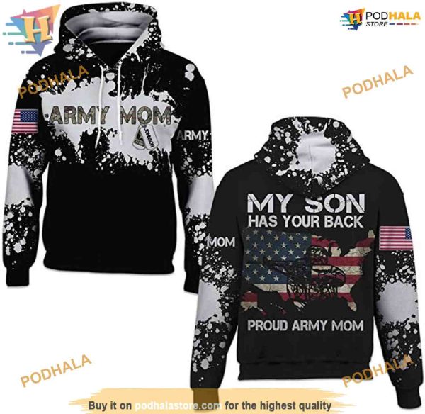 Soldiers Military Christmas Sweatshirt All Over Printed 3D Hoodie Sweatshirt