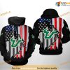 South Florida Bulls US Flag NCAA 3D Hoodie