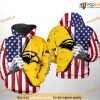 Southern Miss Golden Eagles US Flag NCAA 3D Hoodie