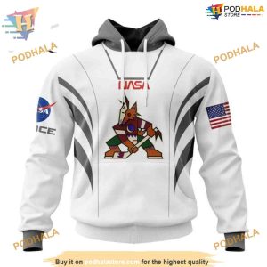 Space Force NASA Astronaut NHL Arizona Coyotes Hoodie 3D