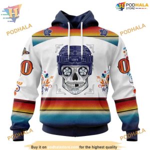 Special Design For Dia De Los Muertos NHL Toronto Maple Leafs Hoodie 3D