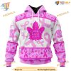 Special Pink October Breast Cancer Awareness Month NHL Toronto Maple Leafs Hoodie 3D