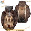 Squirrel Full Head And Body Animal Costume All Over Printed 3D Hoodie