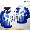 St. Louis Blues NHL Team Skull NHL Hoodie 3D