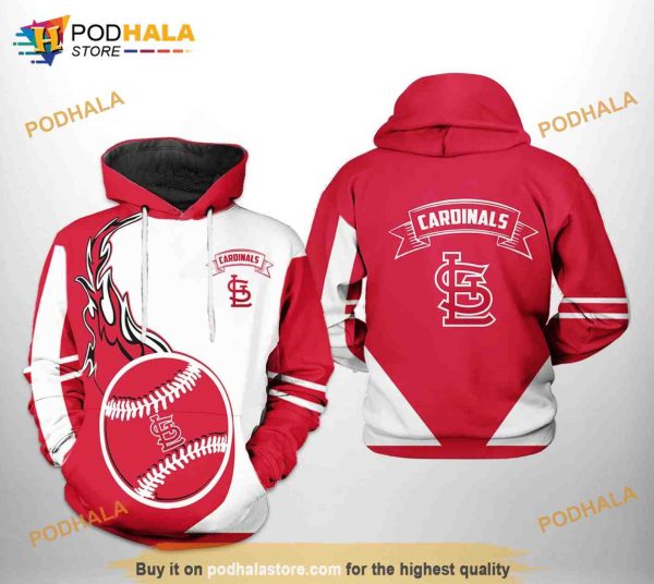 St. Louis Cardinals MLB Classic 3D Hoodie